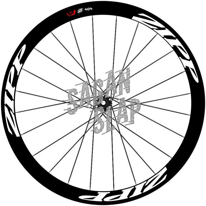 Sticker Rims ZIPP 3 cm decal sepeda 700c
