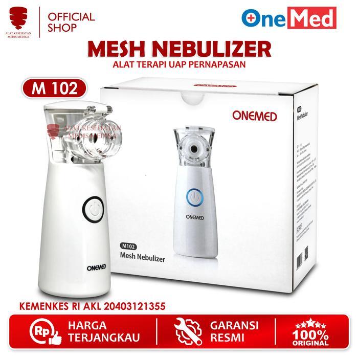 Mesh Nebulizer Alat Uap Bantu Pernafasan Compressor Nebuliser Portable Medis Obat