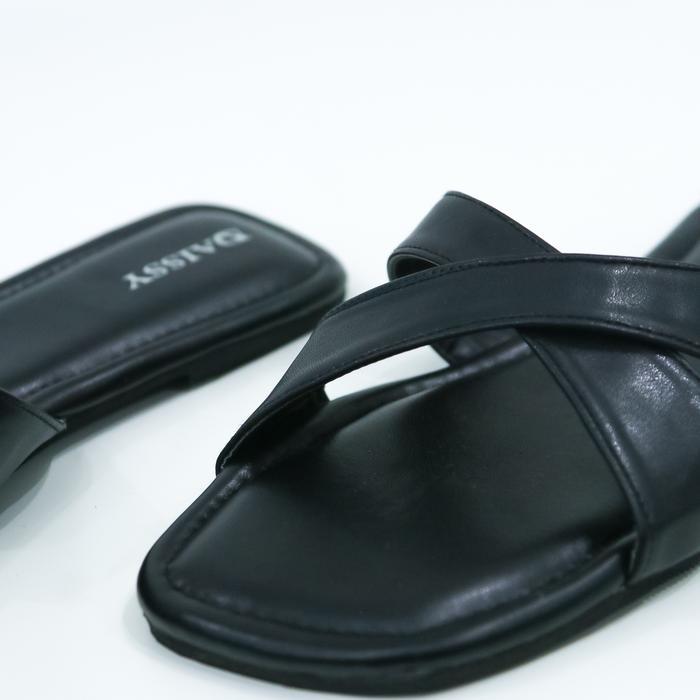Sandal Wanita Teplek Selop FRITZY Big Size Sendal Flat Jumbo DAISSY - Shoes, Cewek