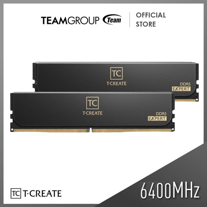 TEAMGROUP MEMORY T-CREATE EXPERT DDR5 2x32GB 6400Mhz - BLACK