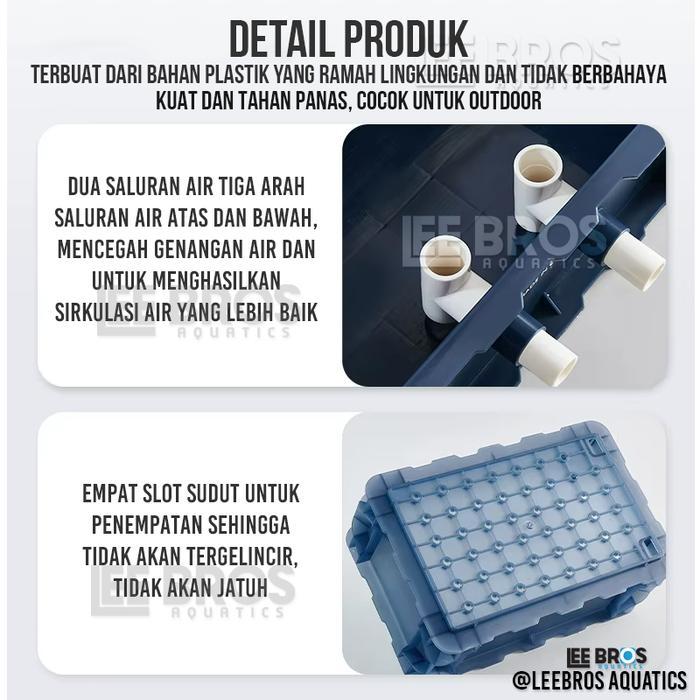 FILTER KOLAM IKAN KOI HIAS / EMBER BIO FILTER KOLAM / TONG FILTER KOLAM IKAN / TRICKLE BOX FILTER