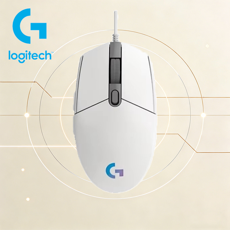 Logitech G102 wired mouse, second generation mechanical gaming peripheral mouse G203, G304, G305
