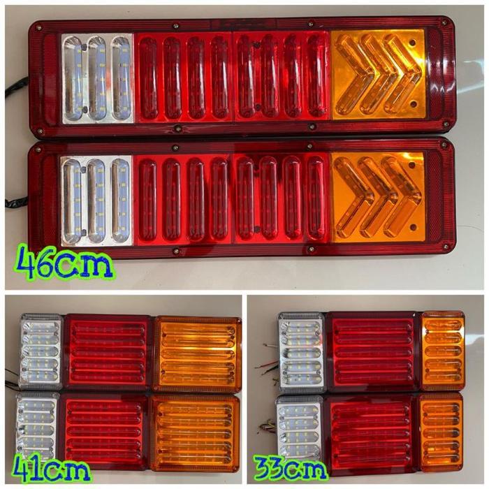 Lampu Stop Lamp Truk 24 Volt Rem Nyala Kedip Model 8D