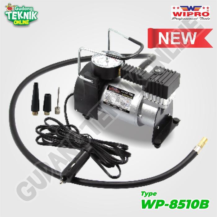 Kompresor Mini Dc-12V Wipro Wp-8501B Compressor Portable / Mini Air Compressor 15 Ampere Wipro