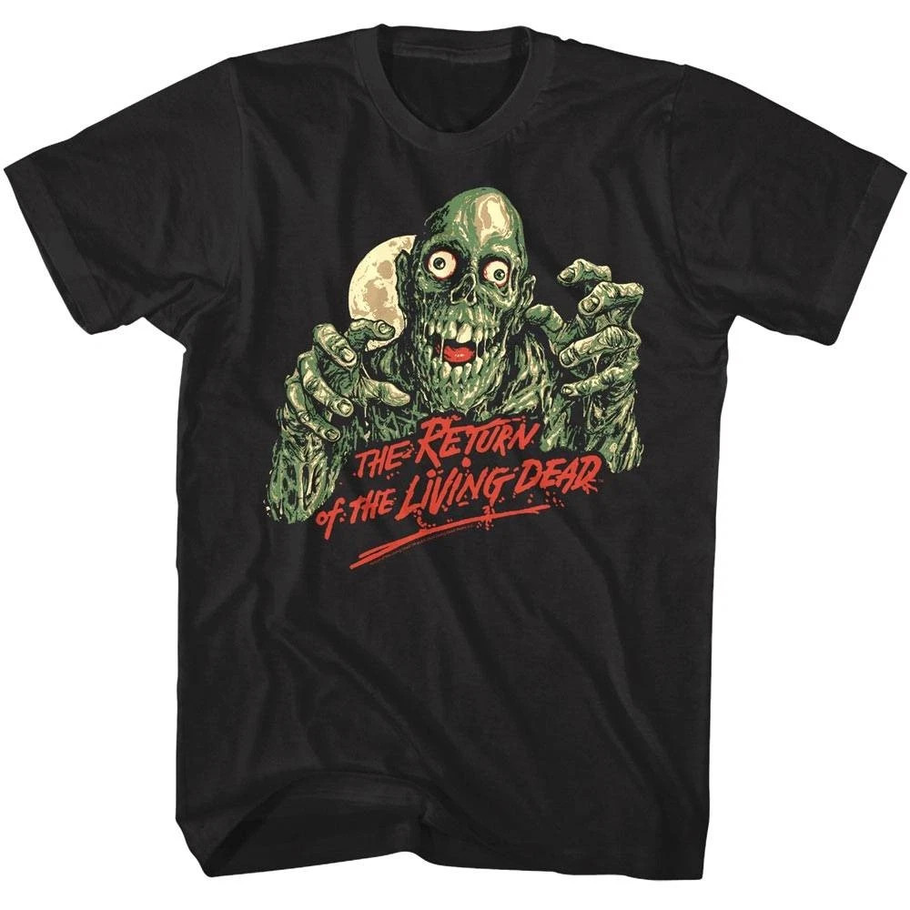 "Return of the Living Dead" Tar Man Smiling Men's T-shirt, Casual, Comfortable, All-Season Base