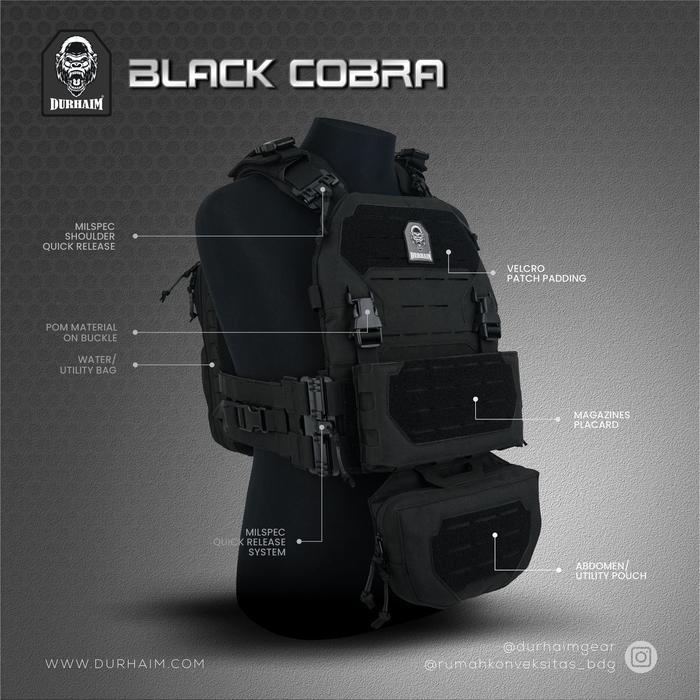 BODY VIST BLACK COBRA DURHAIM