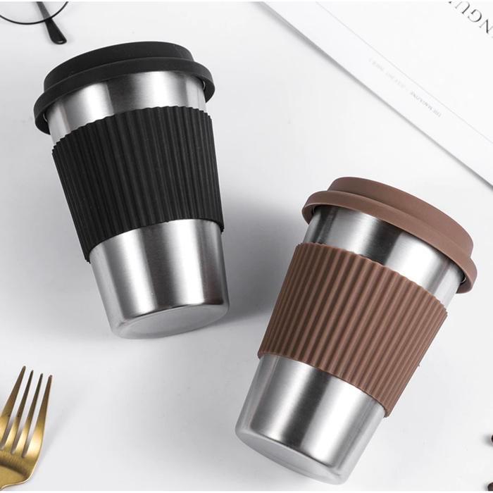 Mug Tumbler Stainless Tahan Panas Dingin 500ml Mug Cangkir stainless