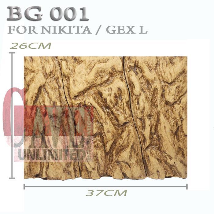 Premium Bg001 Background 3D Motif Backdrop Akuarium Terrarium Latar Belakang Kandang Reptile Ular