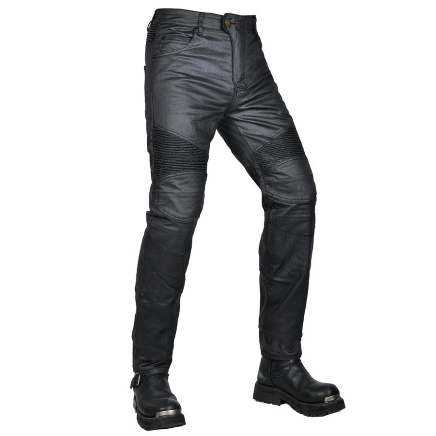 VOLERO Upgrade Coated Waterproof Motorcycle Riding Denim Jeans Locomotive Cycling Moto Racing