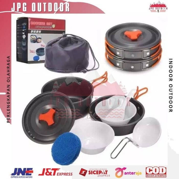 Cooking Set Nesting DS 200 Panci Camping Outdoor Portable