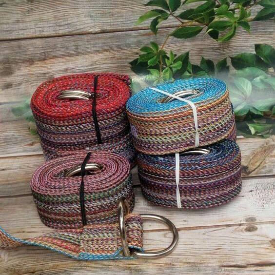 Sale Strap Yoga / Belt Yoga Bahan Webbing Katun Motif Gradasi