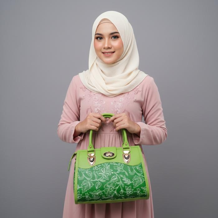 Spesial Tas Fatayat NU Elegan Praktis Bahan Batik Fatayat NU Totebag Wanita
