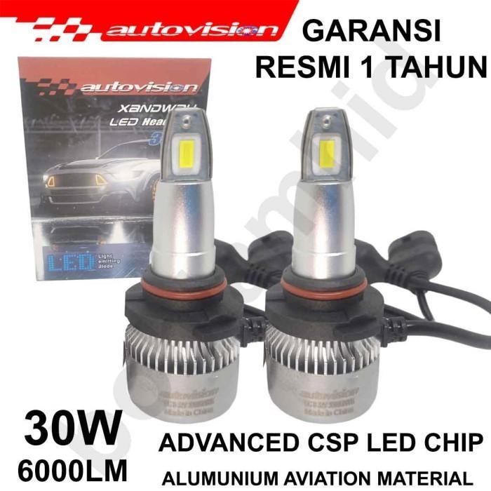 LAMPU LED HB3 AUTOVISION XANDWAY Headlamp 6000K Lampu Jauh High Beam