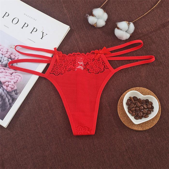 cd Wanita Sexy G String Hollow Low Waist Celana Dalam C2260