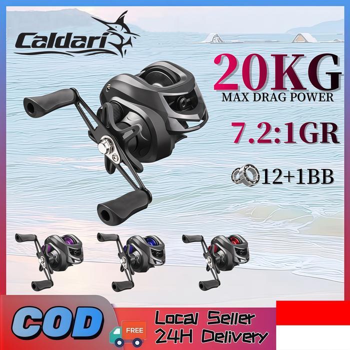 Indonesia SpotDAIWA fishing Reel casting murah Baitcasting Casting Reel Pancing Casting 7.2: 1