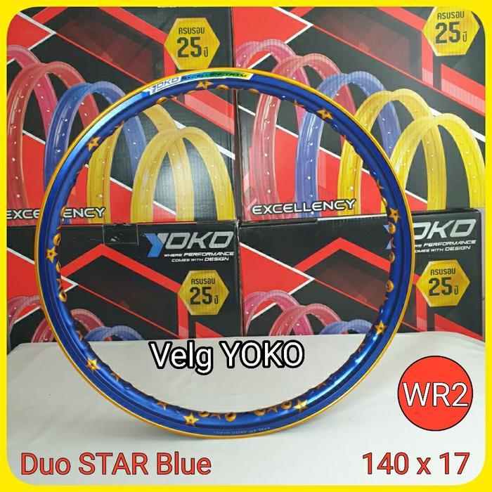 Velg Alumunium Ring 17 Two Tone Yoko Duo Star (Wr)