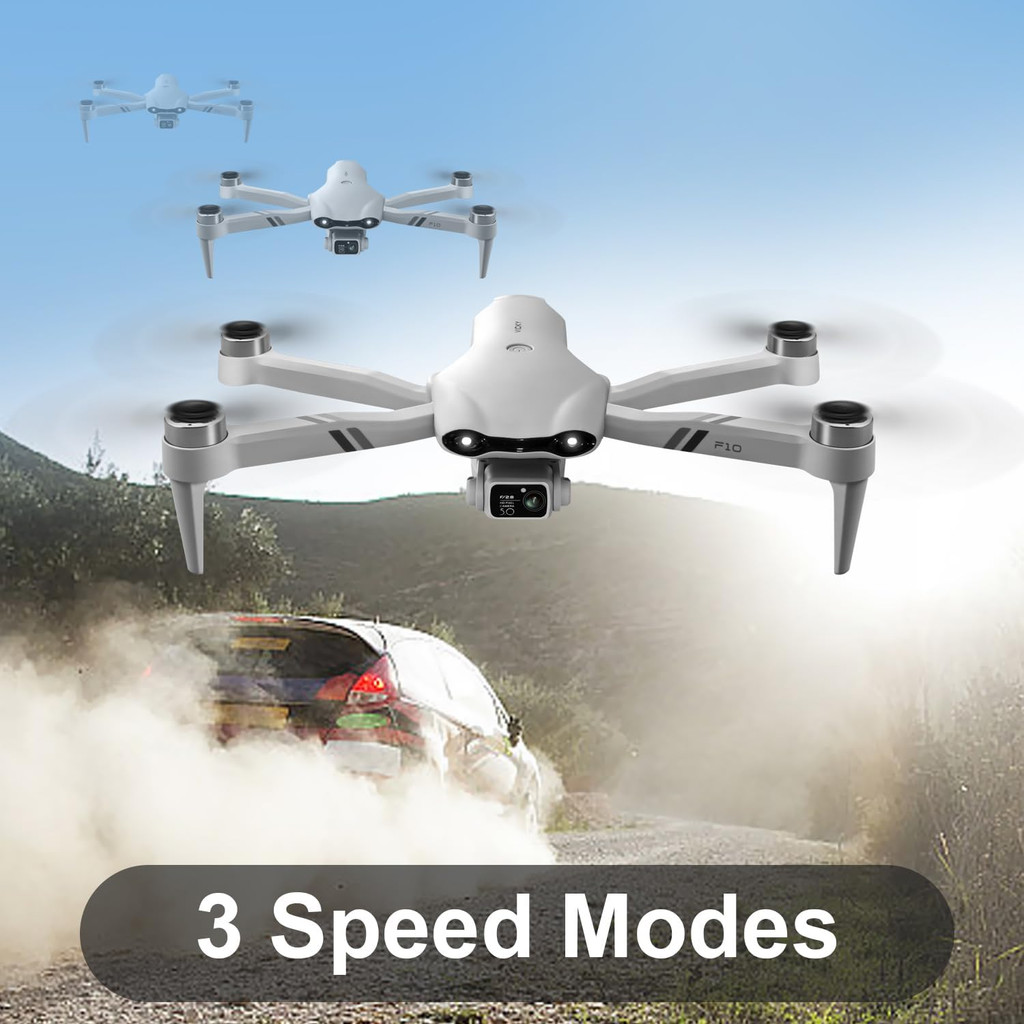 F10 RC Drone 8K Professinal With 1080P Wide Angle Dual HD Camera 4K Brushless Foldable RC Helicopter