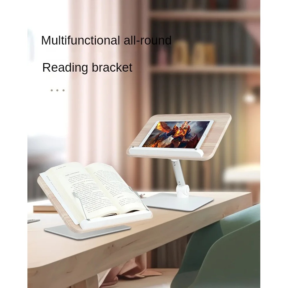 Student Desktop Reading Frame Foldable Learning Painting Reading Frame Book Stand Bedside Reading