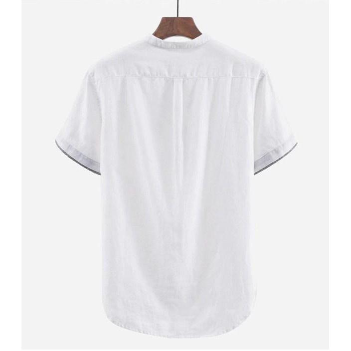 Baju Koko Pria Lengan Pendek Hanafi Kemeja Muslim Pria Terbaru Tebal