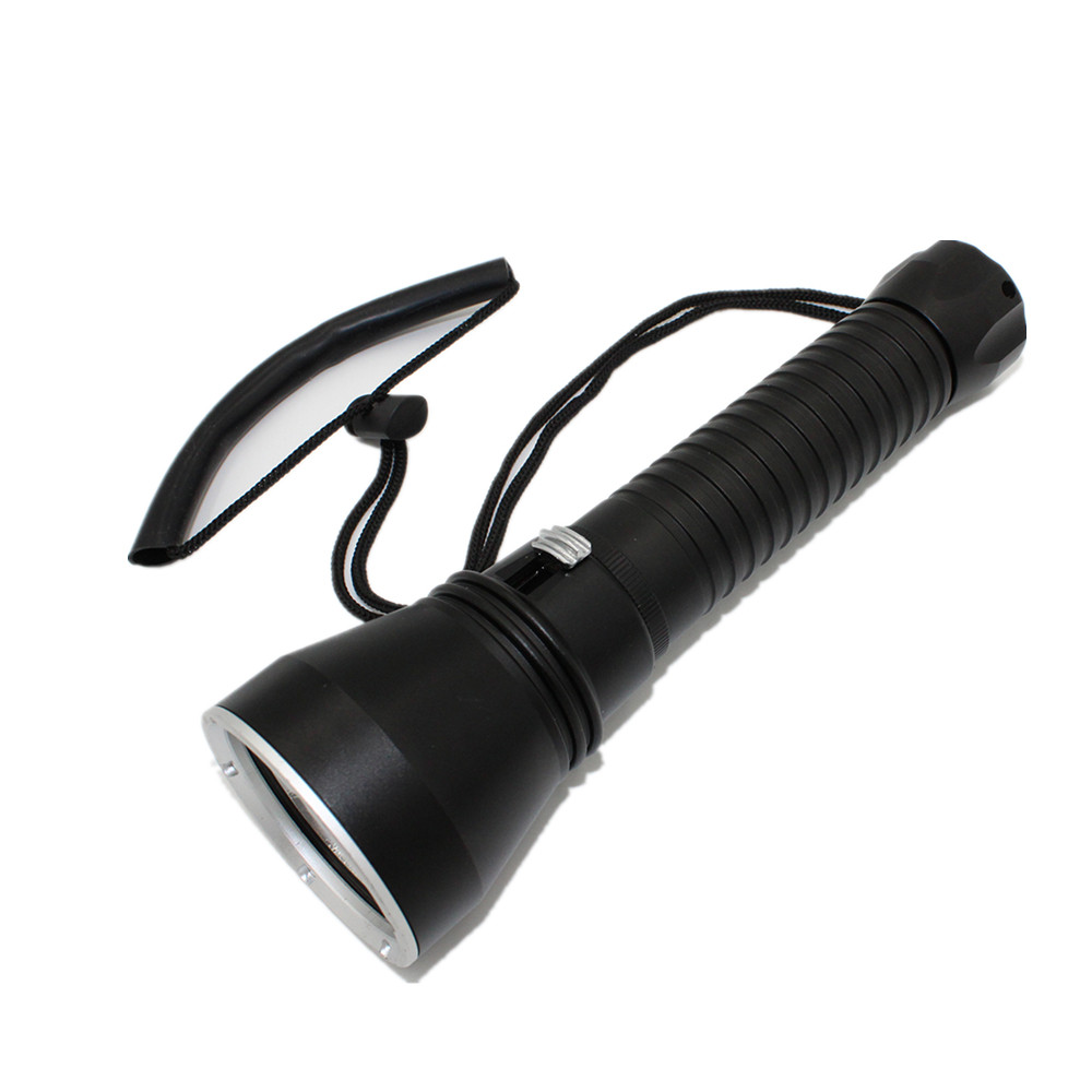 XHP70.2 LED Diving Flashlight Yellow Light XHP70 DiveTorch Waterproof Spearfishing Lamp Underwater