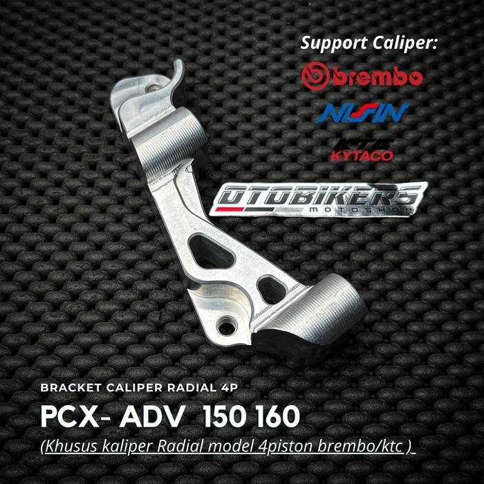 Breket Kaliper Radial Pitch 100 108 Mm Brembo Pcx 150 160 Disc 260 Mm