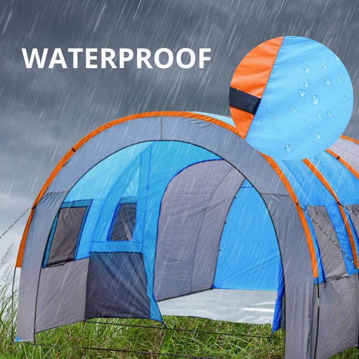 Tenda Camping Tunnel 5 - 8 Orang Tenda Camping Outdoor Tenda 6 Orang Tenda Camping Keluarga