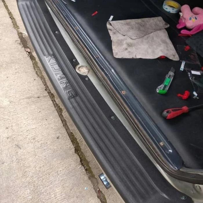 Silplate Belakang Kijang Lgx Rear Bumper Step Cover Kijang Hemat