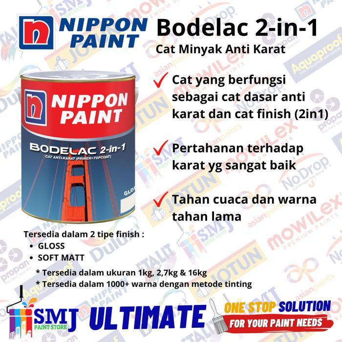 CAT MINYAK NIPPON PAINT BODELAC GLOSS TERBATAS
