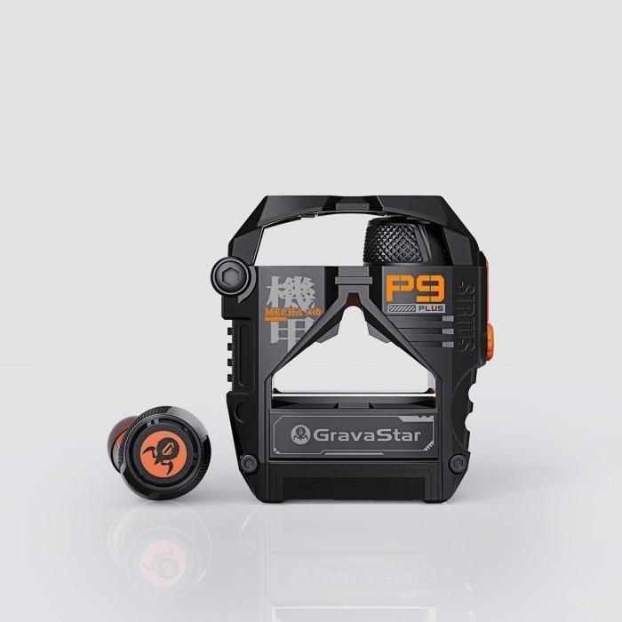 Gravastar Sirius Plus P9 Anc Tws Earbuds Matte Black Bluetooth Wireless Headset Dengan Bass Mantap &