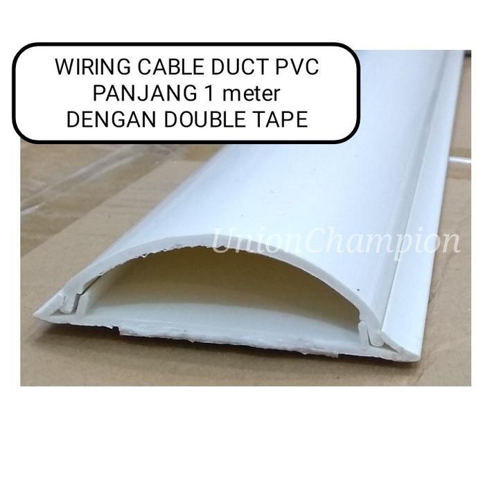 Penutup Kabel Lantai Ducting Lantai Oval Niso Panjang 1M Pasti Promo