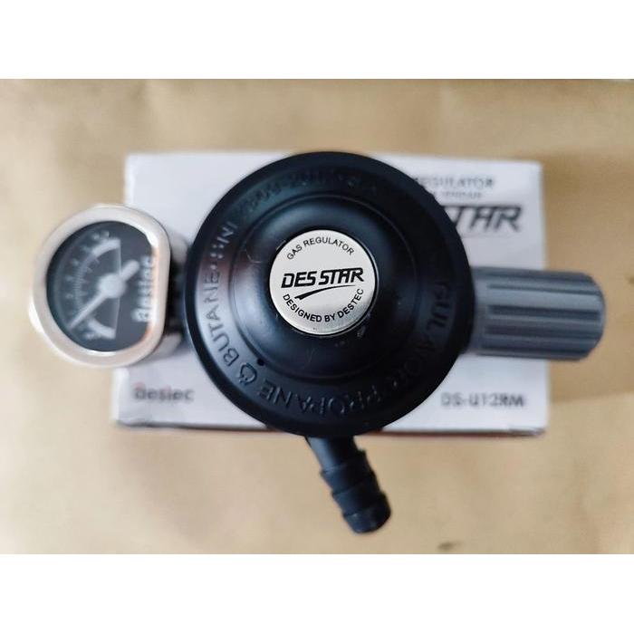 Paket Regulator Selang Gas Yang Aman Dan Bagus Des Star Kunci Hook+Inchristo 5 Lapis