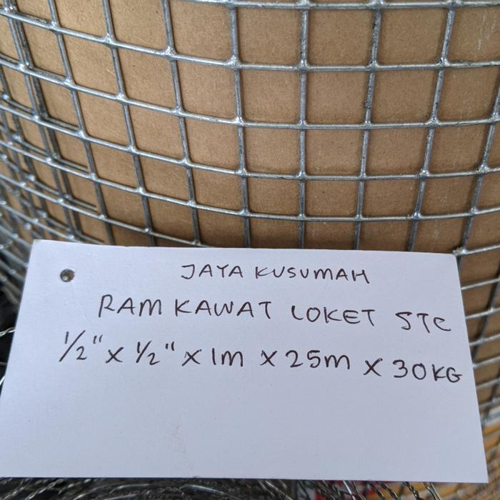 Ram Kawat Galvanis 12Mm X 12Mm X 1M Tebal 1Mm Eceran Gosend Pasti Ori