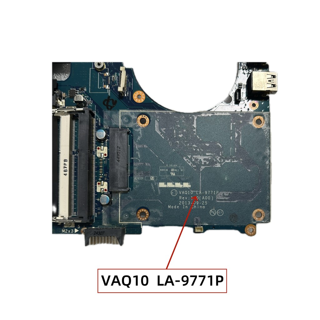 VAQ10 LA-9771P LA-9772P For Dell Precision M4800 Laptop Motherboard With SR17C Shipset Support i7