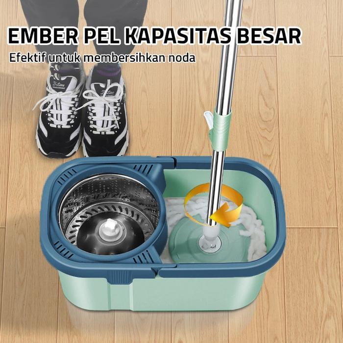 Pel Lantai Praktis 2109 - Spin Mop Aclima Pel Lantai Spin Mop
