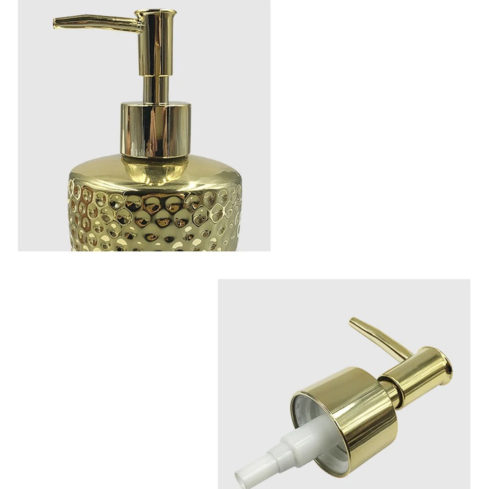 Gold Silver Soap Dispenser Pump Head Press Pump Head Spring Pump Head Liquid Pump Lotion Face Cream 