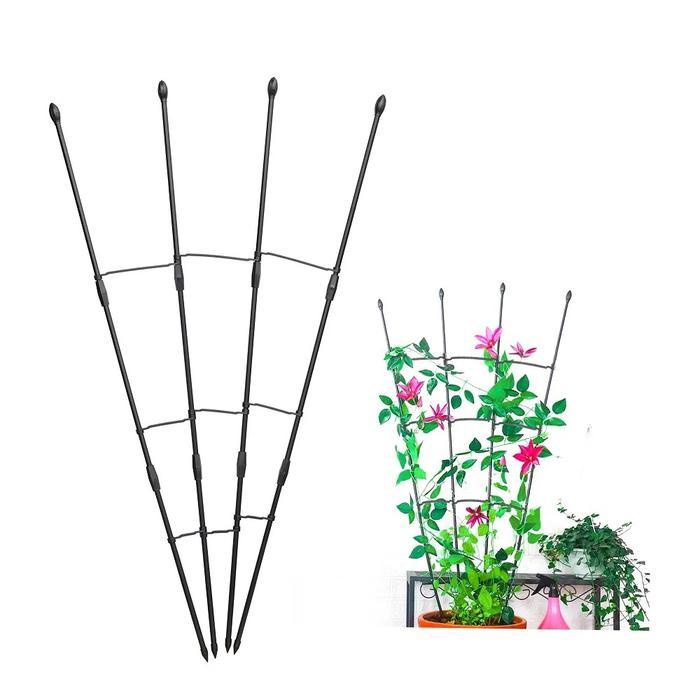 Cagak Ajir Hiasan Tanaman Rambat Tomat Sandaran Penyangga 120cm Plant Support Tower Stand For Flower