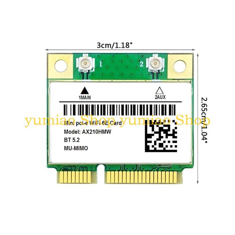 587B WiFi6E Wifi Card AX210HMW Mini PCI-E Card AX210 HMW WIFI 6E Tri-band