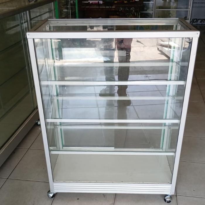 Etalase Kaca Ukuran 1 Meter BISA GRAB!