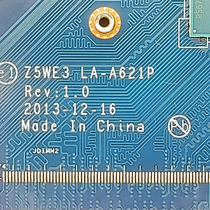 Z5WE3 LA-A621P Laptop Motherboard For ACER Aspire E1-510 N2820/N2920 CPU System motherboard 100%work
