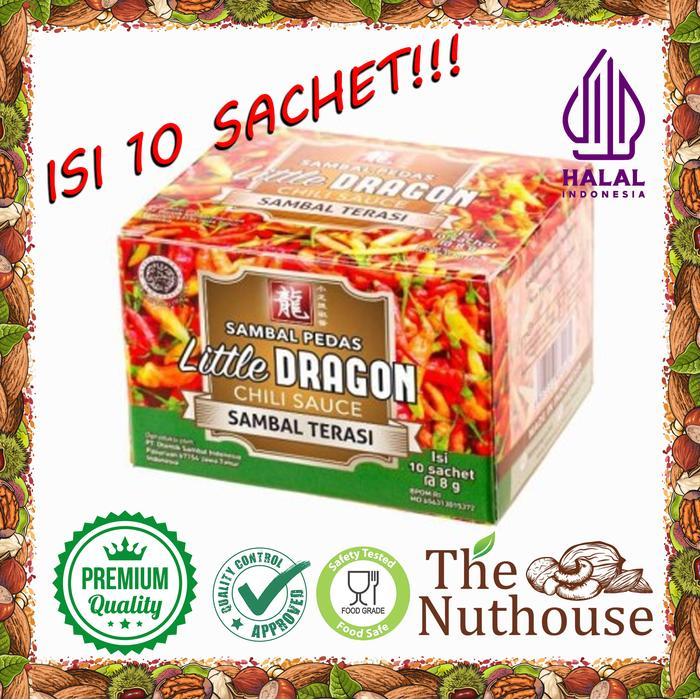 Little Dragon Chili Sauce / Sambal Terasi Box Sachet [8g x 10pc] HALAL