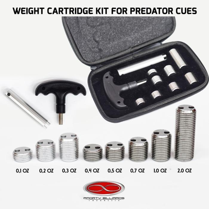 ORIGINAL Predator Weight Bolt Set / Pemberat Stik Billiard READY STOCK