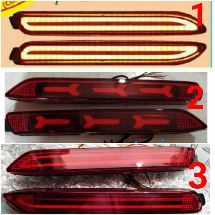 LAMPU REFLEKTOR BUMPER BELAKANG CAMRY 2007-2013 MODEL LED COB PREMIUM