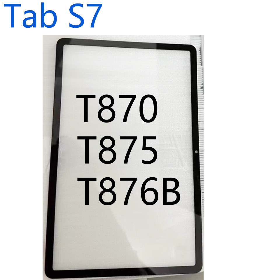 10PcsLot For Samsung Galaxy Tab S7 S7Plus T970 T975 T976B Touch Screen Glass Front Outer LCD Lens