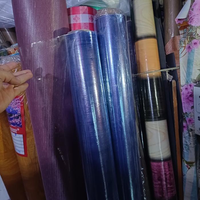 Terlaris plastik bening alas meja plastik meja makan plastik meteran plastik