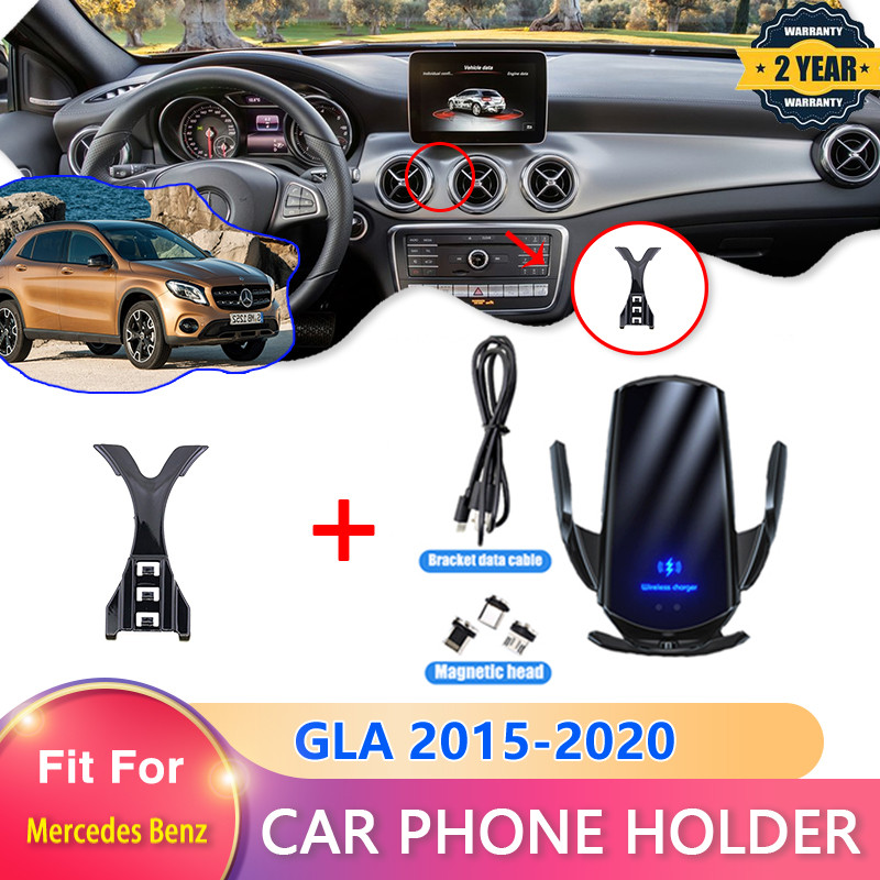 Car Phone Holder For Mercedes Benz GLA X156 GLA180 GLA200 GLA220 GLA250 200 220 250 220d AMG 2015~20