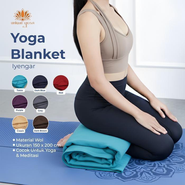 Sale Iyengar Yoga Blanket / Blanket Senam Yoga / Selimut Olahraga Yoga Wool / Blanket Yoga Super