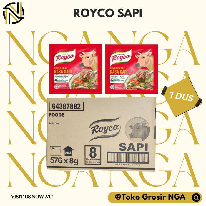 [TK SINGA X PENYEDAP] ROYCO SAPI / AYAM 1 DUS