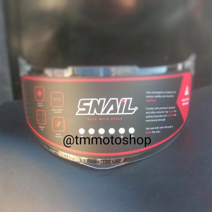 VISOR SNAIL FFS1 CLEAR / BENING - FLAT