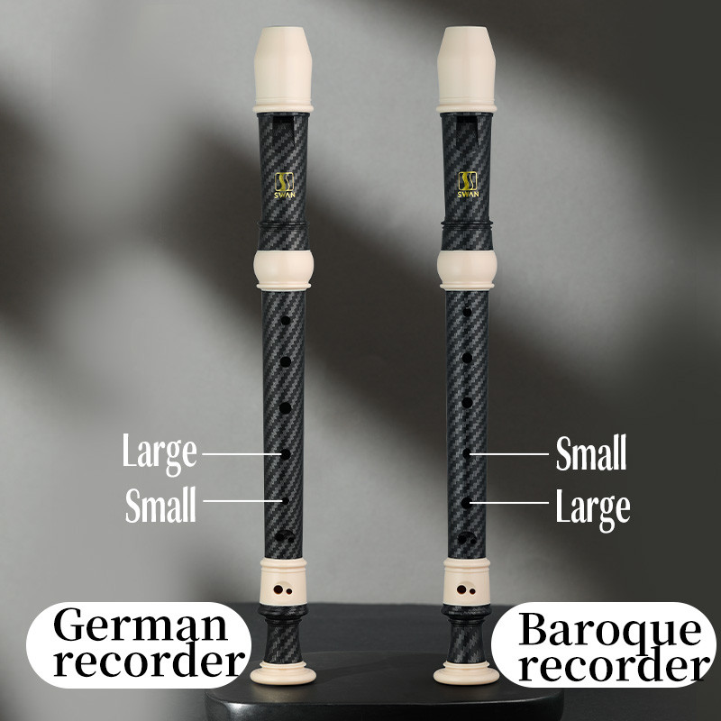 Swan 8-Hole Clarinet Instrument Alto Recorder Student Practice Beginner Recorder Wind Instrument
