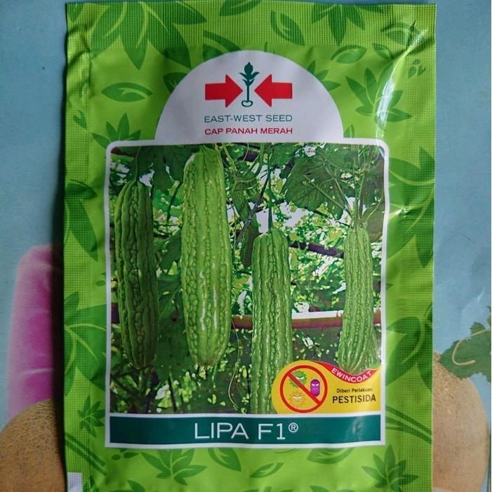 Benih Pare LIPA F1 isi 100 biji Original Cap Panah Merah Expired Mei 2026